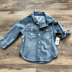 Gap Baby / toddler denim shirt